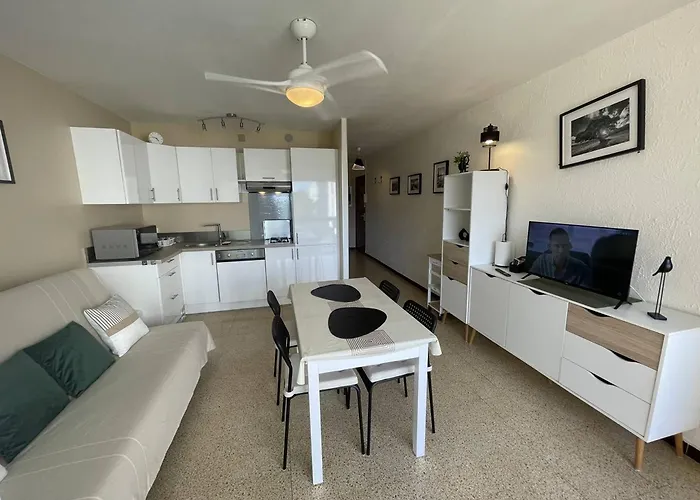T2 Renove, 4 Couchages, Proche Et Port, Balcon, Parking Securise, St-cyprien - Fr-1-106-55 Saint-Cyprien (Pyrenees-Orientales)