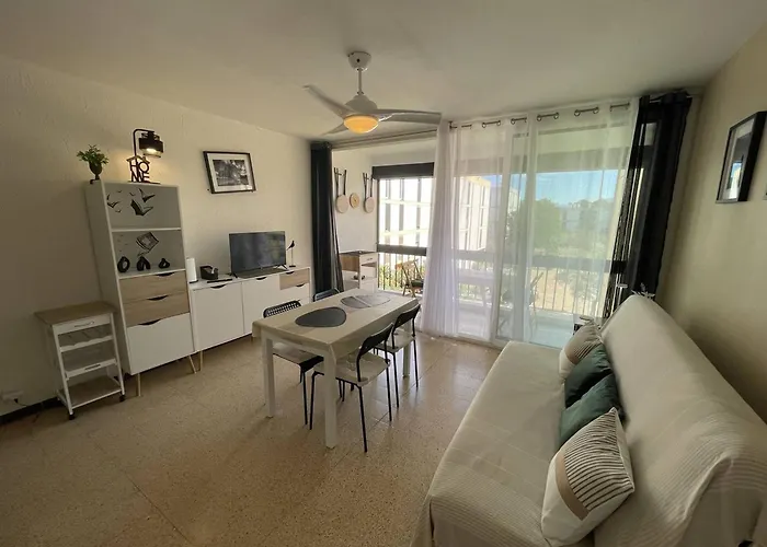 T2 Renove, 4 Couchages, Proche Et Port, Balcon, Parking Securise, St-cyprien - Fr-1-106-55 * Saint-Cyprien (Pyrenees-Orientales)