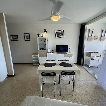 T2 Renove, 4 Couchages, Proche Et Port, Balcon, Parking Securise, St-cyprien - Fr-1-106-55 דירה